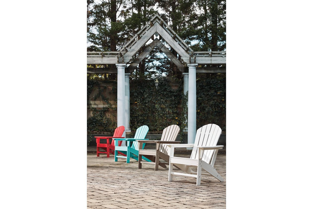 Sundown Treasure Grayish Brown Adirondack Chair - P014-898 - Lara Furniture