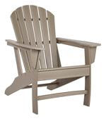 Sundown Treasure Grayish Brown Adirondack Chair - P014-898 - Lara Furniture