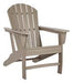 Sundown Treasure Grayish Brown Adirondack Chair - P014-898 - Lara Furniture