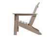 Sundown Treasure Grayish Brown Adirondack Chair - P014-898 - Lara Furniture