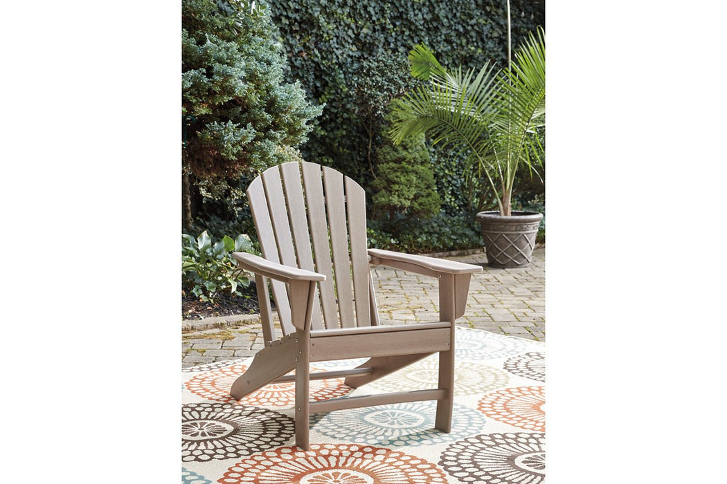 Sundown Treasure Grayish Brown Adirondack Chair - P014-898 - Lara Furniture