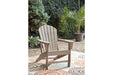 Sundown Treasure Grayish Brown Adirondack Chair - P014-898 - Lara Furniture