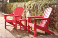 Sundown Treasure Red Adirondack Chair - P013-898 - Lara Furniture