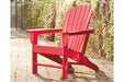 Sundown Treasure Red Adirondack Chair - P013-898 - Lara Furniture