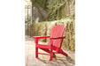 Sundown Treasure Red Adirondack Chair - P013-898 - Lara Furniture