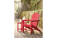 Sundown Treasure Red Adirondack Chair - P013-898 - Lara Furniture