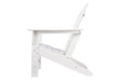 Sundown Treasure White Adirondack Chair - P011-898 - Lara Furniture