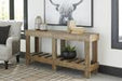 Susandeer Brown Sofa/Console Table - A4000219 - Lara Furniture