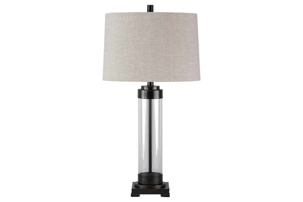 Talar Clear/Bronze Finish Table Lamp - L430164 - Lara Furniture