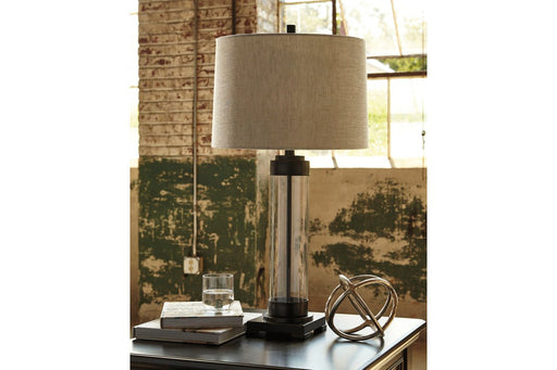 Talar Clear/Bronze Finish Table Lamp - L430164 - Lara Furniture