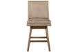 Tallenger Beige Counter Height Bar Stool (Set of 2) - D380-524 - Lara Furniture