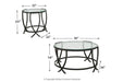 Tarrin Black Table (Set of 3) - T115-13 - Lara Furniture