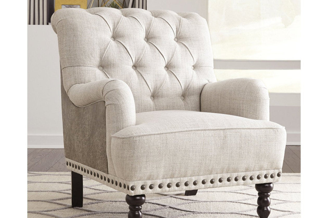 Tartonelle Ivory/Taupe Accent Chair - A3000053 - Lara Furniture