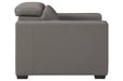 Texline Gray Power Recliner - U5960313 - Lara Furniture