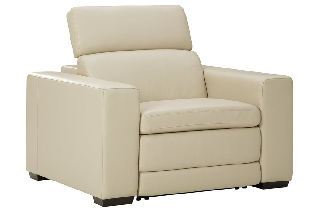 Texline Sand Power Recliner - U5960413 - Lara Furniture