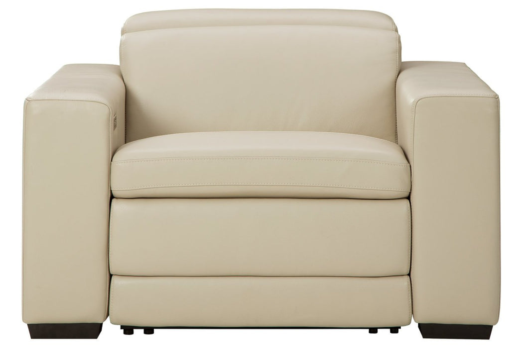 Texline Sand Power Recliner - U5960413 - Lara Furniture