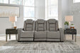 The Man-Den Gray Power Reclining Sofa - U8530515 - Lara Furniture