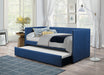 Therese Blue Daybed with Trundle - 4969BU - Lara Furniture