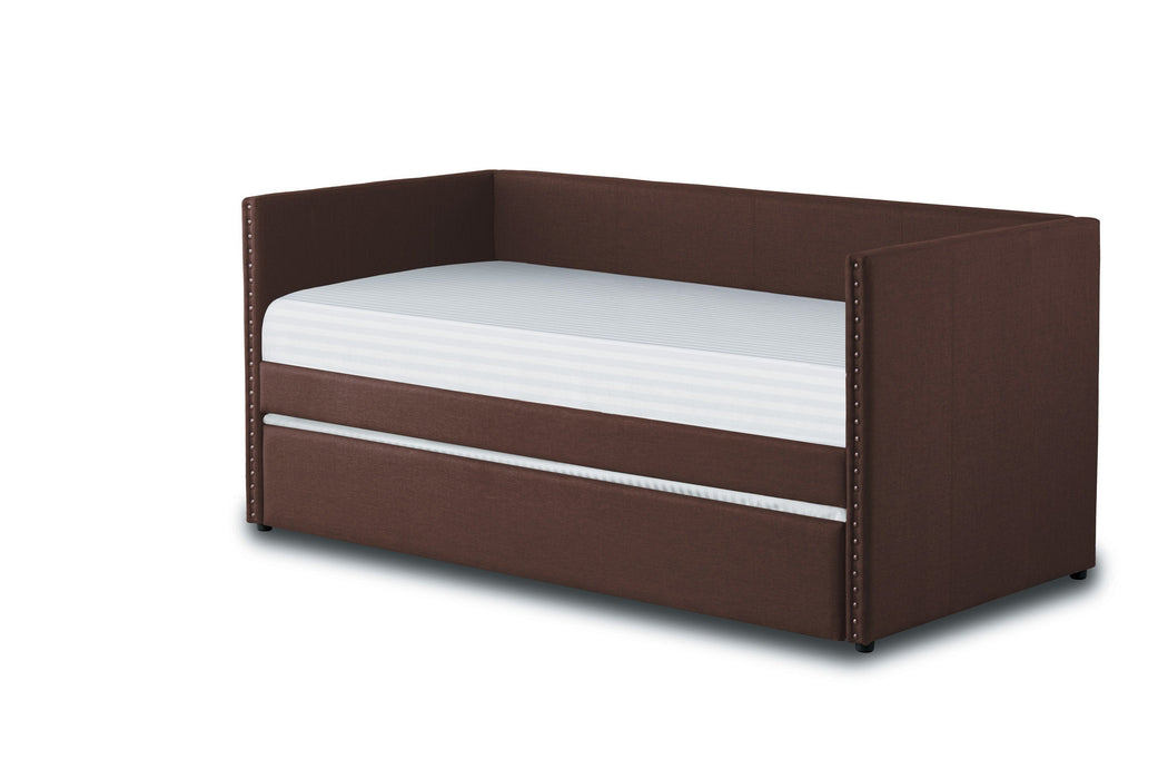 Therese Chocolate Daybed with Trundle - 4969CH - Lara Furniture