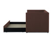 Therese Chocolate Daybed with Trundle - 4969CH - Lara Furniture