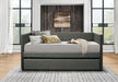 Therese Gray Daybed with Trundle - 4969GY - Lara Furniture