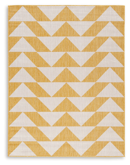 Thomley Ivory/Yellow 8' x 10' Rug - R900061