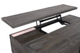 Todoe Dark Gray Coffee Table with Lift Top - T901-9 - Lara Furniture