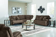 Top Tier 5-Piece Sectional with Recliner in Chocolate - PKG019386