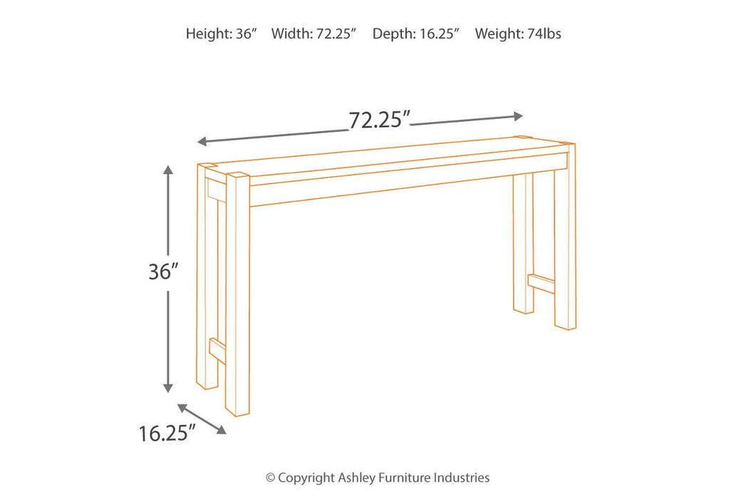 Torjin Brown/Gray Counter Height Dining Table - D440-52 - Lara Furniture