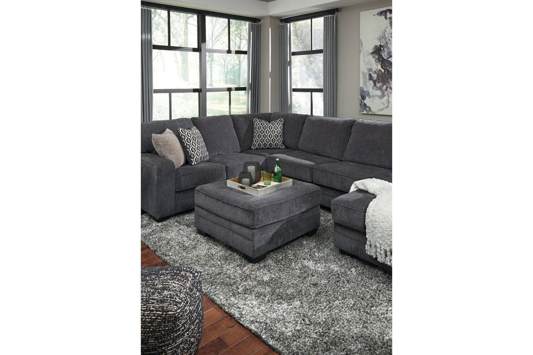 Tracling Slate Oversized Ottoman - 7260008 - Lara Furniture