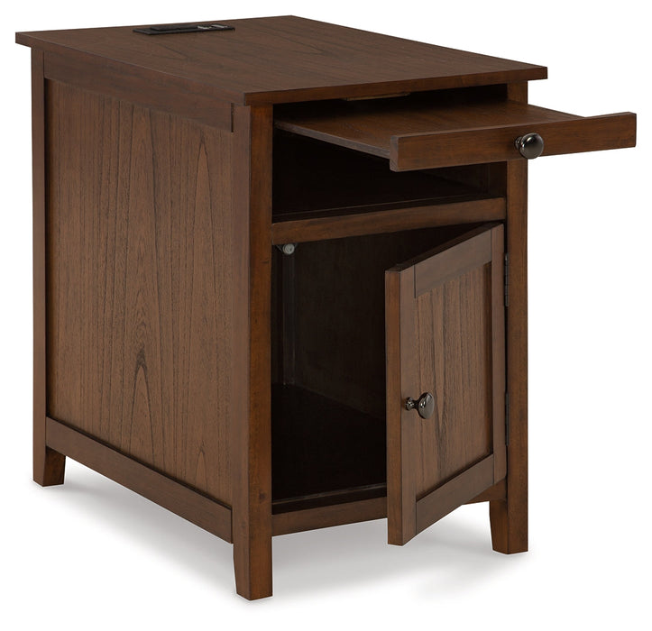 Treytown Chairside End Table - T300-117 - Lara Furniture