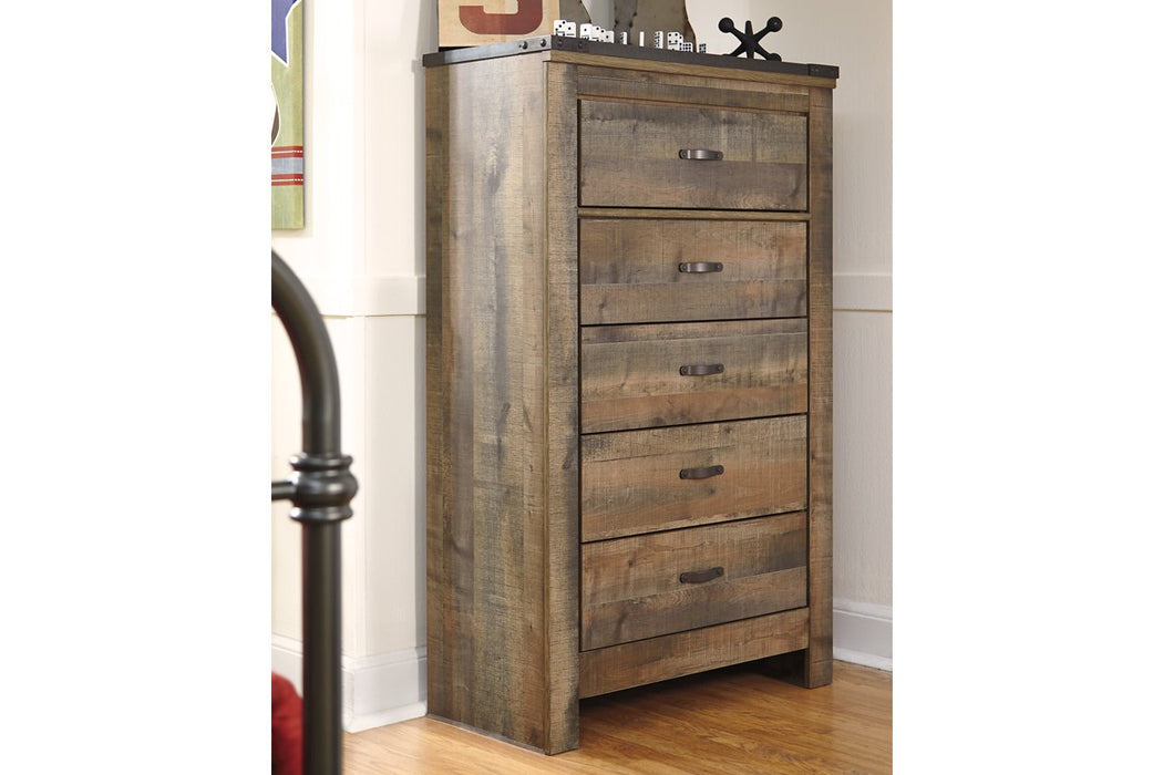 Trinell Brown Chest of Drawers - B446-46 - Lara Furniture