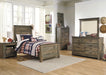 Trinell Brown Twin Panel Bed - Lara Furniture