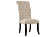 Tripton Linen Dining Chair (Set of 2) - D530-01 - Lara Furniture