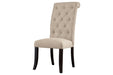 Tripton Linen Dining Chair (Set of 2) - D530-01 - Lara Furniture