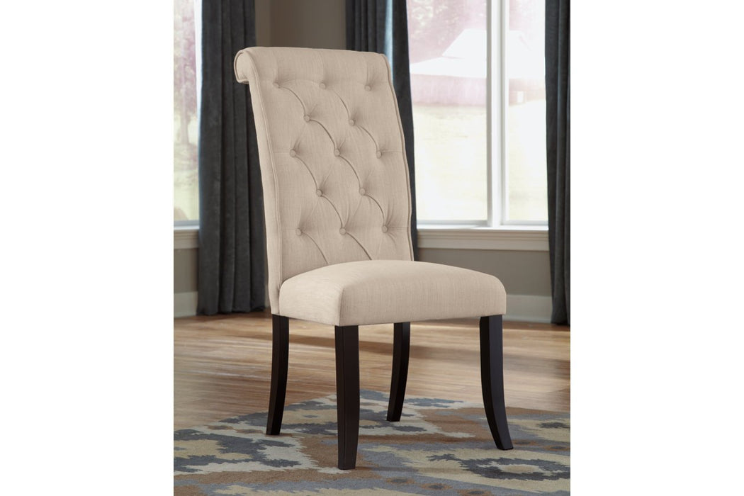 Tripton Linen Dining Chair (Set of 2) - D530-01 - Lara Furniture