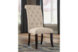 Tripton Linen Dining Chair (Set of 2) - D530-01 - Lara Furniture