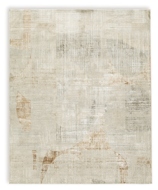 Truward Linen/Gray/Caramel Large Rug - R406471