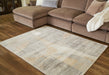 Truward Linen/Gray/Caramel Medium Rug - R406472