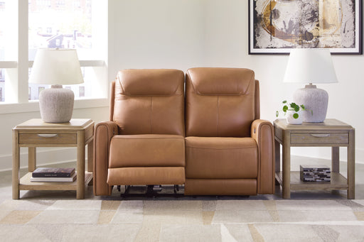 Tryanny Butterscotch Power Reclining Loveseat - U9370414