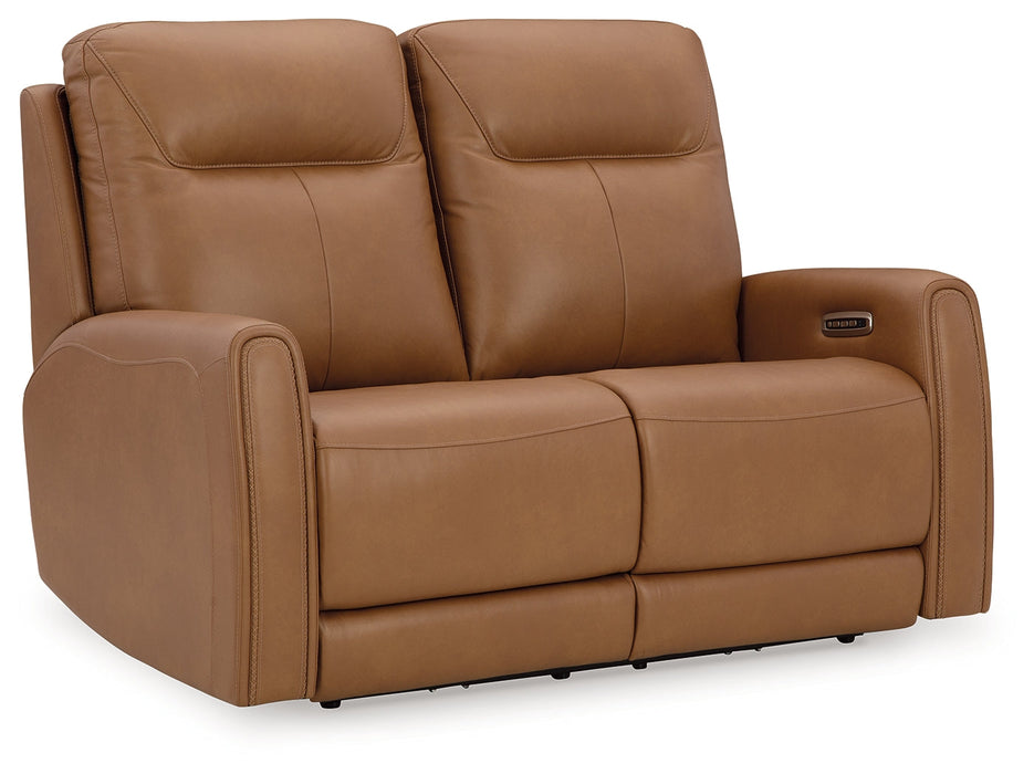 Tryanny Butterscotch Power Reclining Loveseat - U9370414