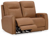 Tryanny Butterscotch Power Reclining Loveseat - U9370414