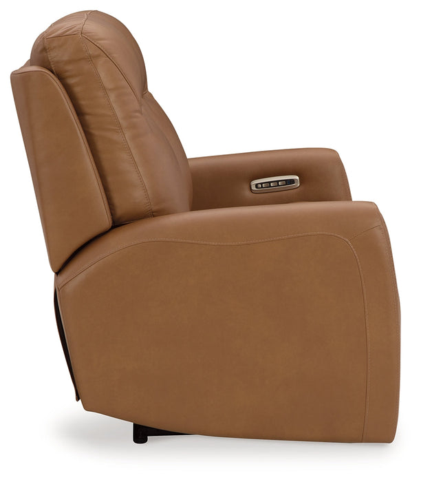 Tryanny Butterscotch Power Reclining Loveseat - U9370414