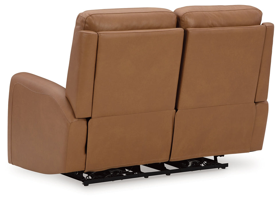 Tryanny Butterscotch Power Reclining Loveseat - U9370414