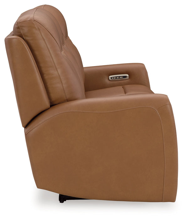 Tryanny Butterscotch Power Reclining Sofa - U9370415