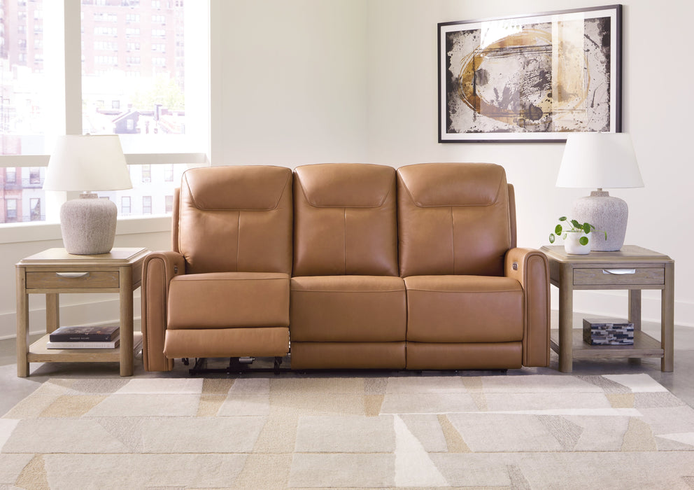 Tryanny Butterscotch Power Reclining Sofa - U9370415