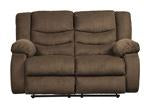 Tulen Chocolate Reclining Loveseat - 9860586 - Lara Furniture