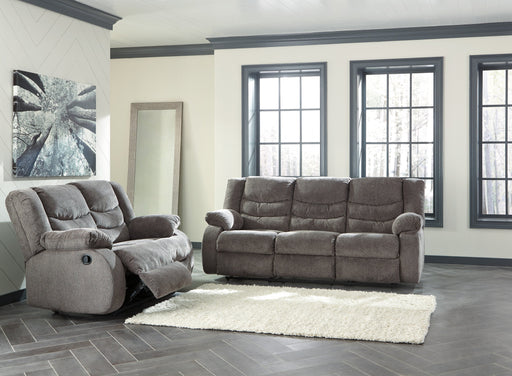 Tulen Gray Reclining Living Room Set - Lara Furniture