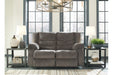 Tulen Gray Reclining Loveseat - 9860686 - Lara Furniture