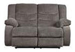 Tulen Gray Reclining Loveseat - 9860686 - Lara Furniture